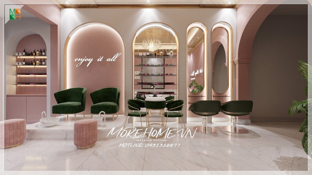 thiết kế tiệm nail